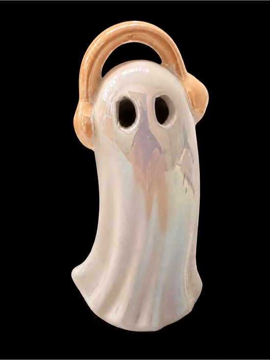Other - Viral Lights Up, Batteries Included, Iridescent Ceramic Ghost Accent Figurine 👻💫